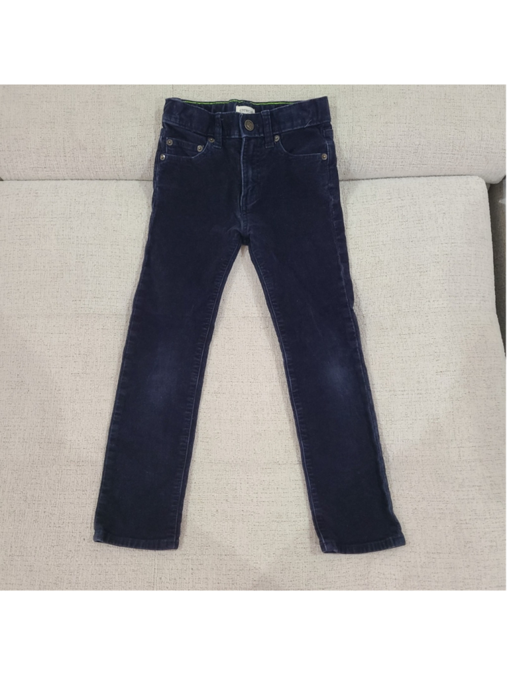 Crewcuts J CREW Corduroy Pants Boys Sz 6 Stretch Navy Preppy Classic Uniform